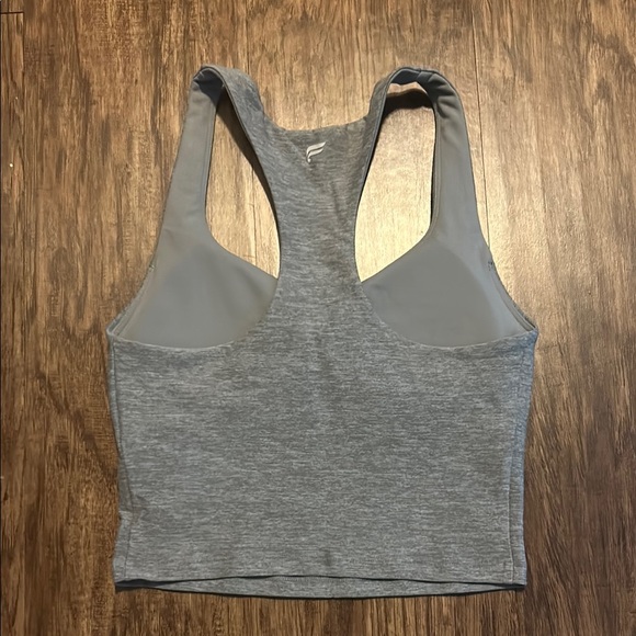 Gray Racerback Tank Top - Picture 2 of 2